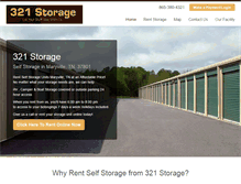 Tablet Screenshot of 321storage.net